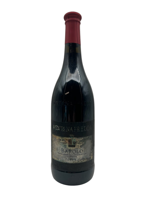 Fontanafredda Barolo 1999 Bad Label