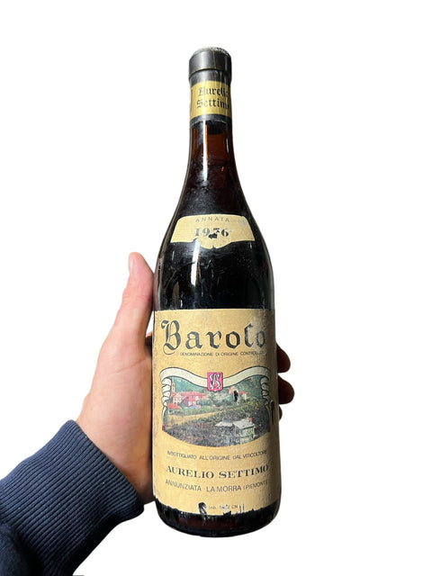 Aurelio Settimo Barolo 1976 bad label