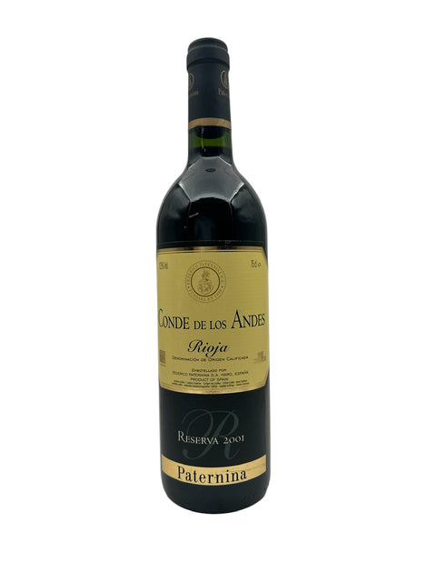 Conde de los Andes Rioja Paternina 2001 Riserva