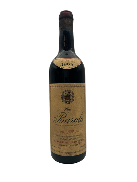 Barolo Monchiero Giovanni 1965