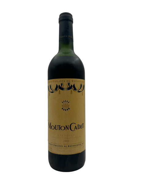 Mouton Cadet Bordeaux Baron Philippe de Rothschild 2000 (bad label)