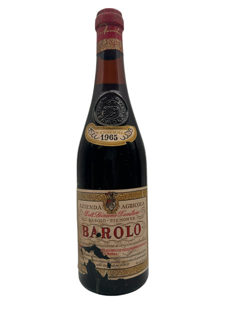 Barolo Piemonte Damilano 1965 Bad Label