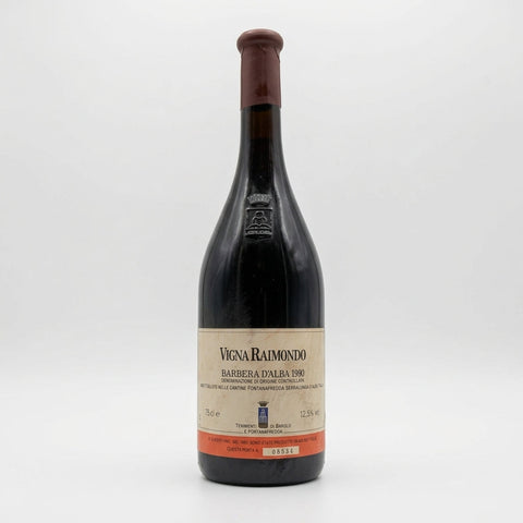 Vigna Raimondo Barbera d’Alba Fontanafredda 1990 – fles