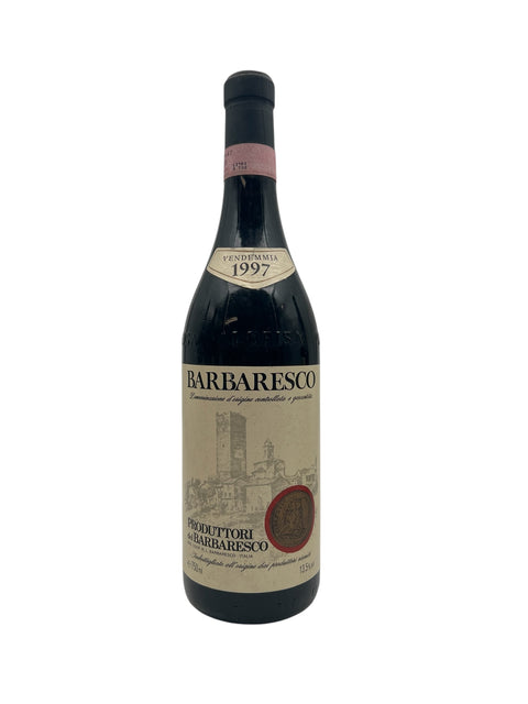 Flaske af Barbaresco vin fra Produttori del Barbaresco, årgang 1997