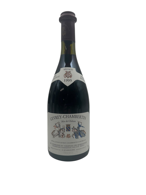 Flaske af Gevrey-Chambertin Domaine du Château de Marsannay 1995