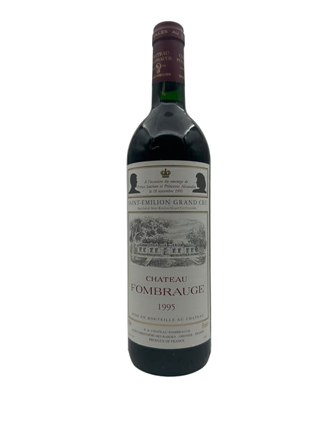 Flaske af Chateau Fombrauge 1995 Saint-Emilion Grand Cru rødvin