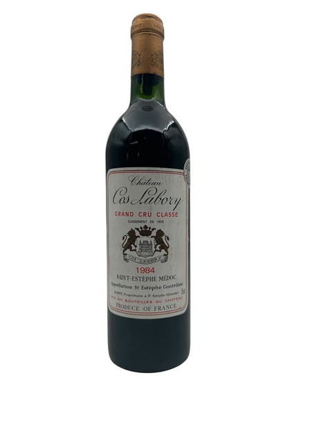 Flaske af Château Cos Labory 1984 Grand Cru Classé rødvin