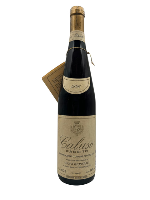 Flaske af Caluso Passito Gnavi Giuseppe 1996 dessertvin