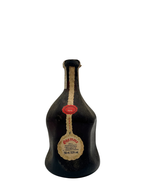 Flaske af Ghemme rødvin af G. Troglia årgang 1976