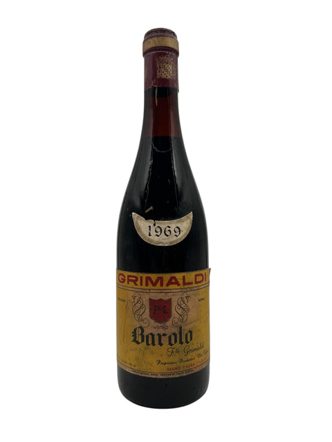 Barolo Grimaldi 1969 flaske
