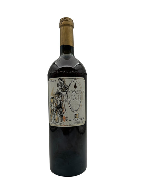 Flaske af Moscato d'Asti Ca' Bianca 2021, italiensk dessertvin