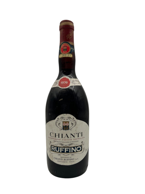 Flaske af Chianti Ruffino 1976