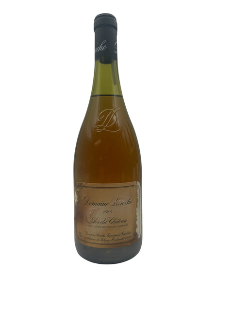Flaske af Clos du Château Domaine Laroche 1985 hvidvin