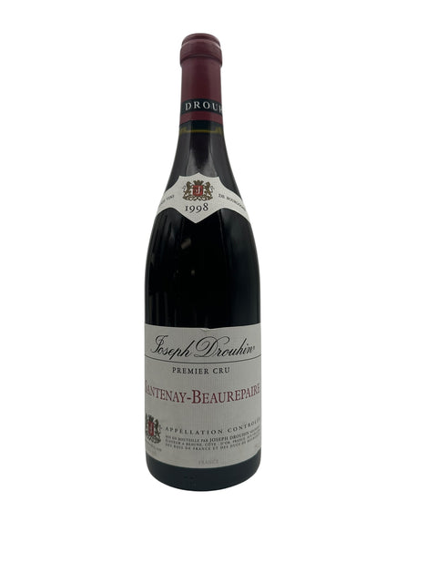 Flaske af Santenay-Beaurepaire Joseph Drouhin 1998 rødvin