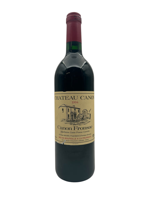 Flaske af Canon Fronsac Chateau Canon 1994 rødvin