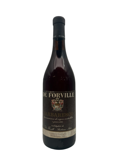 Flaske af Barbaresco De Forville 1986 rødvin