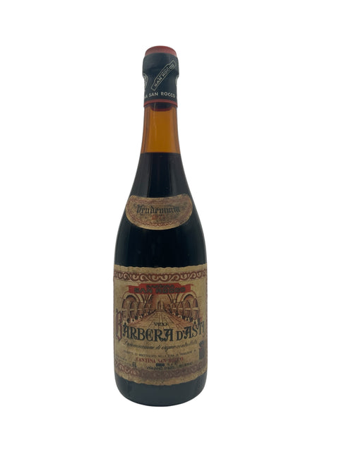 Flaske af Barbera d'Asti Cantina San Rocco 1974