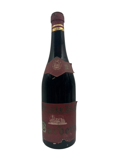 Flaske af Barbera Fratelli 1980 rødvin