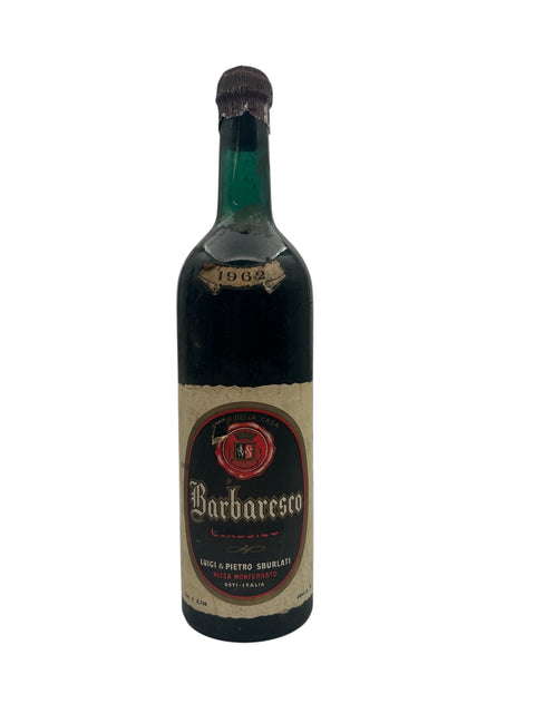 Flaske af Barbaresco Luigi & Pietro Sburla årgang 1962