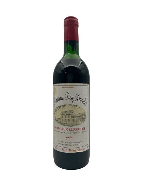 Bordeaux Supérieur Château Des Joualles 1985 flaske
