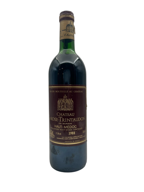 Flaske af Chateau Larose Trintaudon 1988 rødvin
