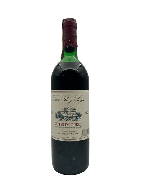 Flaske af Vieux Puy Segur 1988 rødvin fra Côtes de Duras
