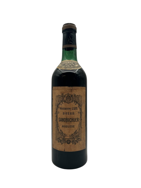 Flaske af Sandbichler Heinrich Lun 1948 rødvin