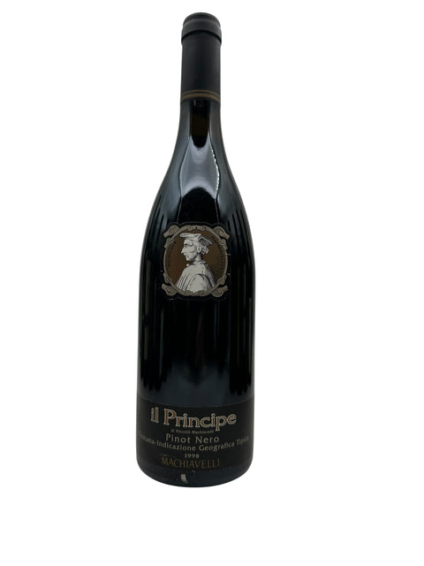 Flaske af il Principe Machiavelli 1998 rødvin
