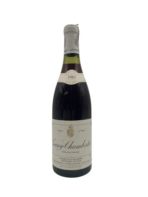 Flaske af Gevrey-Chambertin Antonin Guyon 1983