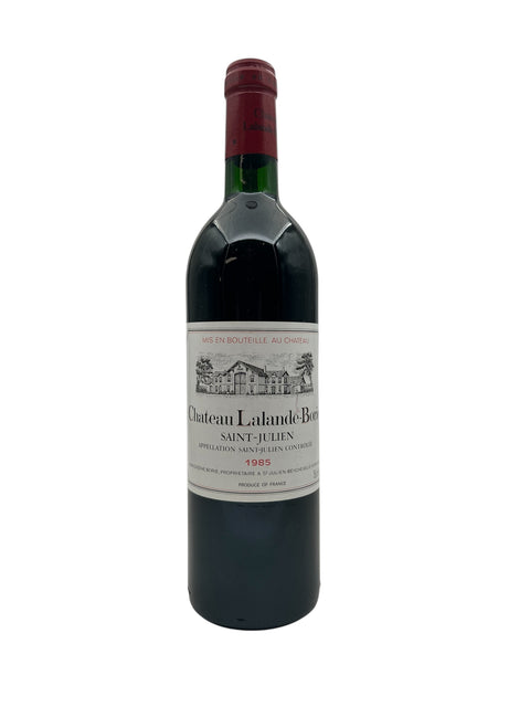 Chateau Lalande-Borie 1985 rødvin flaske fra Saint-Julien