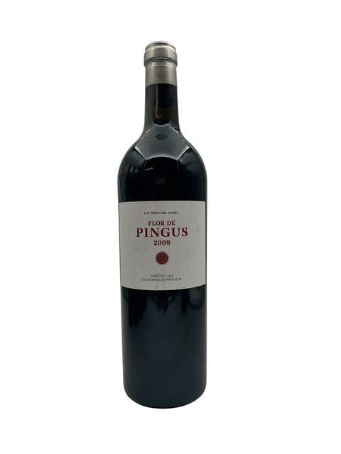 Flor de Pingus 2009 flaske af rødvin fra Ribera del Duero