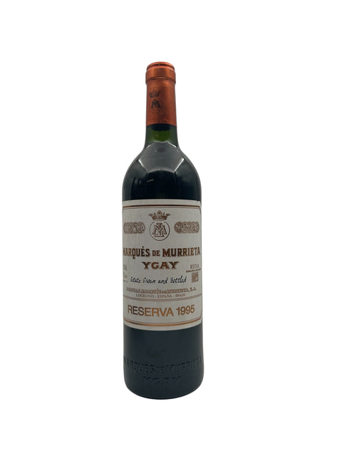 Flaske af Ygay Marqués de Murrieta 1995 rødvin