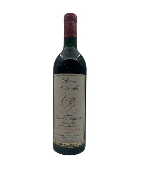 Flaske af Château Clarke Baron Edmond de Rothschild 1983 rødvin