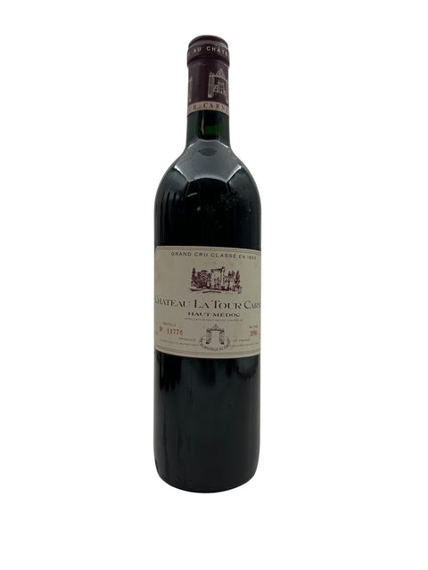 Flaske af Château La Tour Carnet årgang 1996 fra Haut-Médoc