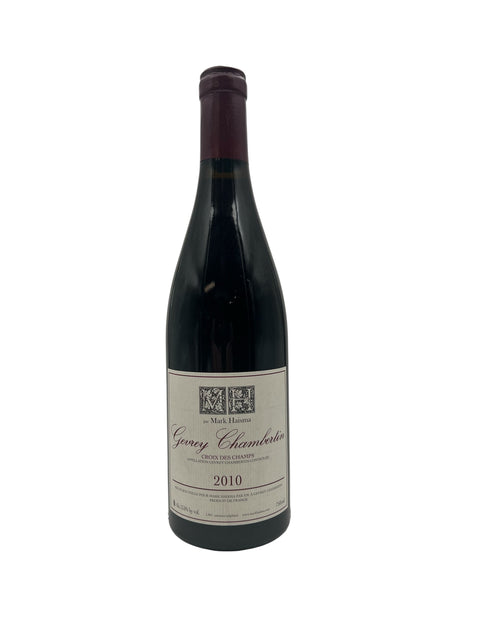 Flaske af rødvin Gevrey Chambertin Mark Haisma 2010