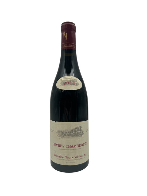 Flaske af Gevrey Chambertin Domaine Taupenot-Merme 2010