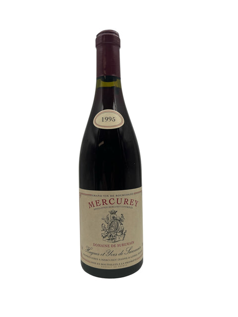 Flaske af Mercurey Domaine de Suremain 1995 rødvin