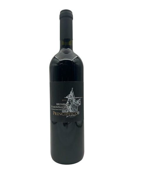 Flaske af Brunello di Montalcino Principesco 2009 rødvin