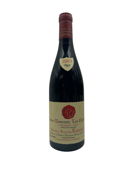 Flaske af Vosne-Romanée Les Chaumes 2003 rødvin fra Domaine François Lamarche