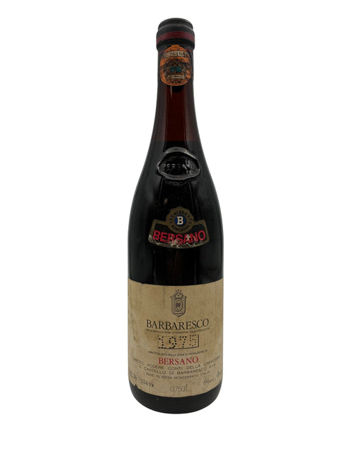 Barbaresco Bersano 1975 flaske
