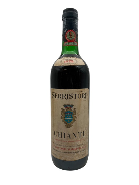 Flaske af Chianti Serristori 1975 rødvin