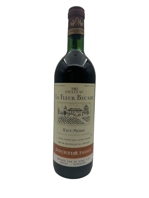 Château La Fleur Becade 1982 rødvin fra Haut-Médoc