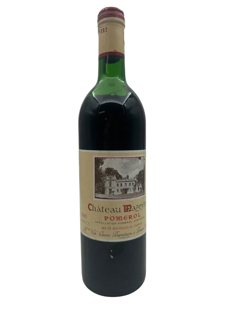 Flaske af Château Mazeyres 1985 rødvin fra Pomerol