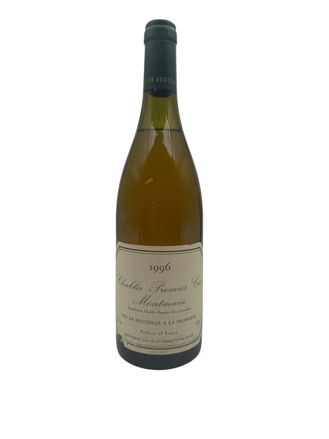 Flaske af Chablis Premier Cru AGA 1996 hvidvin