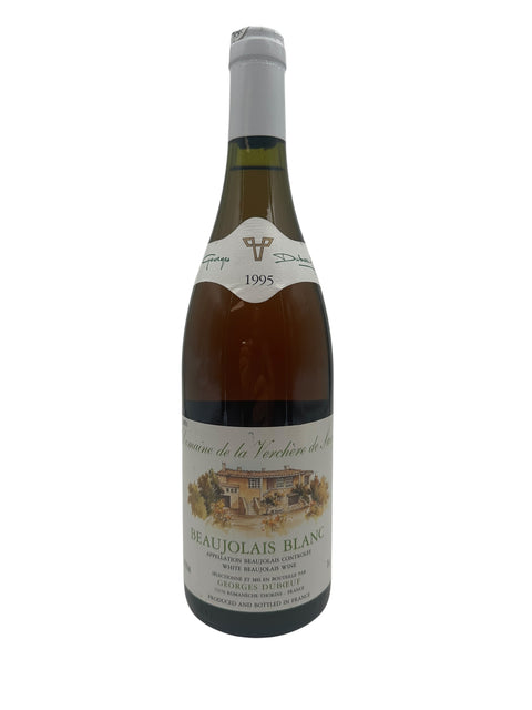 Flaske af Beaujolais Blanc Georges Duboeuf 1995 hvidvin