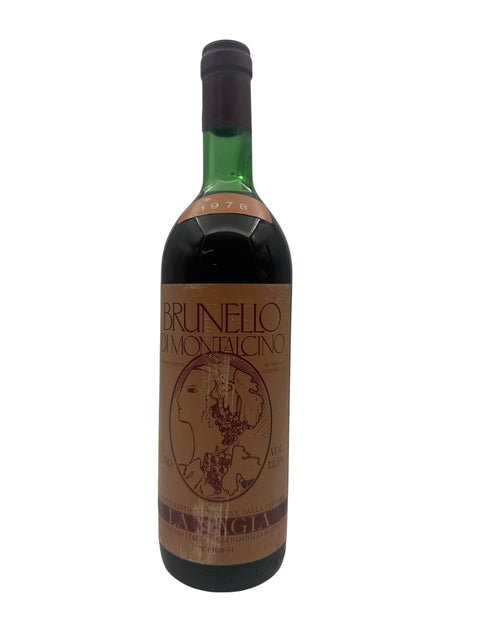 Flaske af Brunello di Montalcino La Faggia årgang 1978