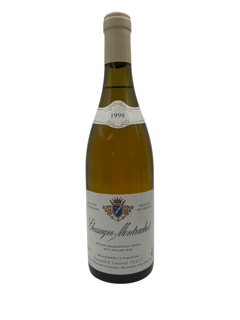 Flaske Chassagne-Montrachet Fernand et Laurent Pillot 1998 hvidvin
