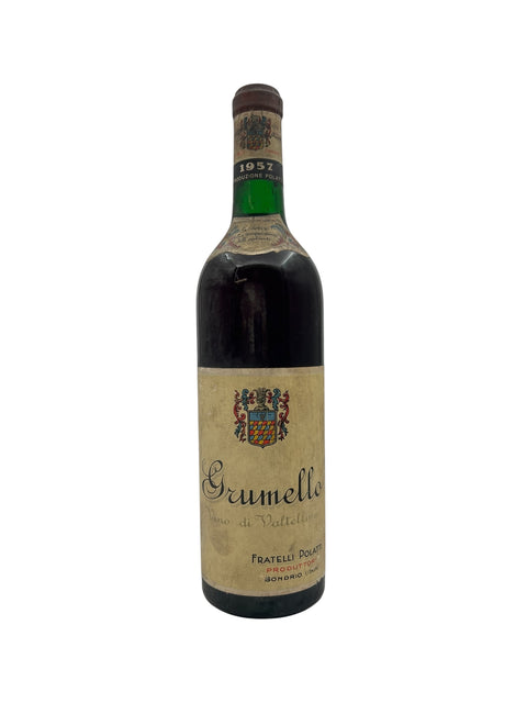 Flaske af Grumello Fratelli Polatti 1957 rødvin