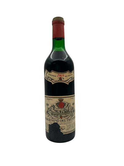 Flaske af Marzemino del Trentino 1969 rødvin