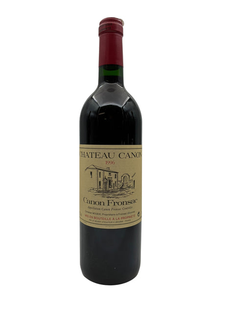 Flaske af Canon Fronsac Chateau Canon 1996